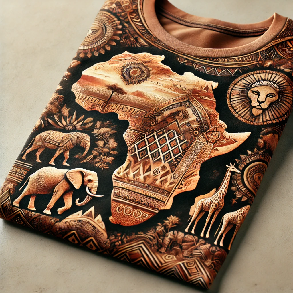 Maglia con stampa africa